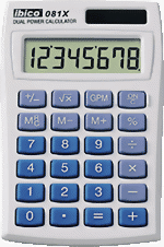 Zeige Details für ibico Taschenrechner 081 X/IB410000  Bild von ibico Taschenrechner 081 X/IB410000