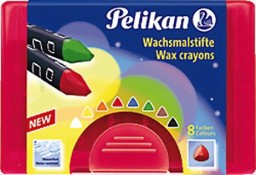 Zeige Details für PELIKAN Wachsmalstifte dreieckig wasserfest
 Bild von PELIKAN Wachsmalstifte dreieckig wasserfest