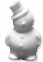 Zeige Details für Styropor-Schneemann Bild von Styropor-Schneemann