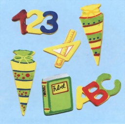 Zeige Details für CREApop Holzstreu "Schule" Bild von CREApop Holzstreu "Schule"