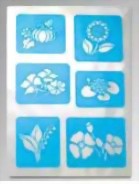 Zeige Details für Schablone selbsthaftend "Blumen"
 Bild von Schablone selbsthaftend "Blumen"