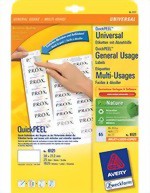 Zeige Details für AVERY ZWECKFORM Universal-Etiketten 6121 Bild von AVERY ZWECKFORM Universal-Etiketten 6121
