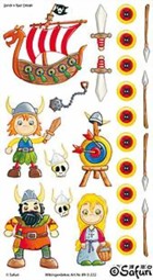 Zeige Details für Wikingerdekor Porzelansticker Bild von Wikingerdekor Porzelansticker