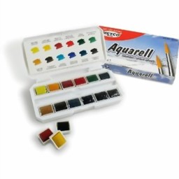 Zeige Details für Aquarell-Farbkasten Bild von Aquarell-Farbkasten