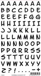 Zeige Details für Schriftdekor 2 Schwarz  Porzellansticker Bild von Schriftdekor 2 Schwarz  Porzellansticker