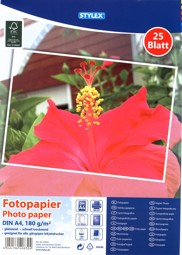 Zeige Details für STYLEX Fotopapier A4, 180 g/qm Bild von STYLEX Fotopapier A4, 180 g/qm