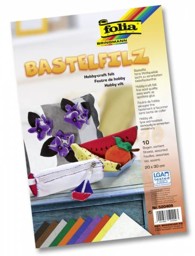 Zeige Details für FOLIA Bastelfilz farbig sortiert Bild von FOLIA Bastelfilz farbig sortiert
