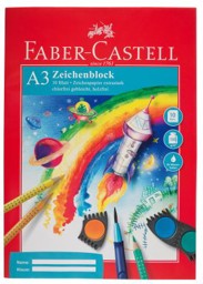 Zeige Details für Faber-Castell Zeichenblock A3 Bild von Faber-Castell Zeichenblock A3