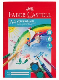 Zeige Details für Faber-Castell Zeichenblock A4 Bild von Faber-Castell Zeichenblock A4