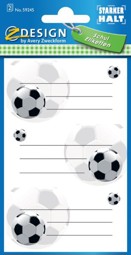 Zeige Details für Buchetiketten Motiv "Fußball" Bild von Buchetiketten Motiv "Fußball"