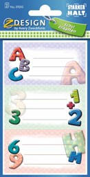 Zeige Details für Buchetiketten Motiv "ABC" Bild von Buchetiketten Motiv "ABC"