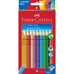 Zeige Details für FABER-CASTELL Farbstift JUMBO GRIP, 12er Bild von FABER-CASTELL Farbstift JUMBO GRIP, 12er