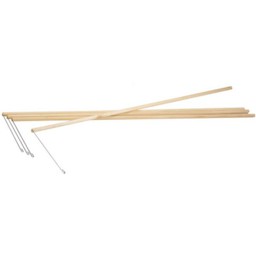 Zeige Details für Laternenstab Holz Bild von Laternenstab Holz