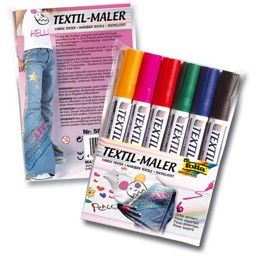 Zeige Details für FOLIA Textilmarker-Set Bild von FOLIA Textilmarker-Set
