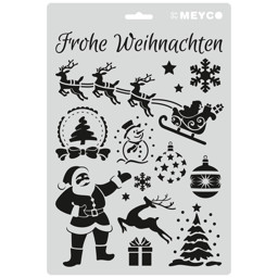 Zeige Details für MEYCO Schablone "Weihnachten" Bild von MEYCO Schablone "Weihnachten"