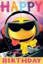 Zeige Details für Smiley Grußkarte "Happy Birthday" Bild von Smiley Grußkarte "Happy Birthday"