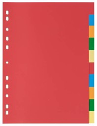 Zeige Details für IDENA Plastikregister A4, 10-teilig Bild von IDENA Plastikregister A4, 10-teilig