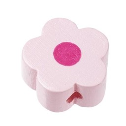 Zeige Details für Schnulli-Holzperle Blümchen rosé Bild von Schnulli-Holzperle Blümchen rosé