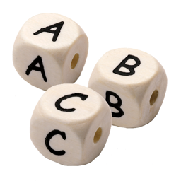 Zeige Details für Schnulli-Buchstaben-Würfel 10 mm Bild von Schnulli-Buchstaben-Würfel 10 mm