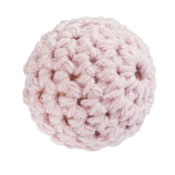 Zeige Details für Schnulli-Häkelperle altrosa Bild von Schnulli-Häkelperle altrosa