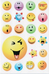 Zeige Details für Aufkleberbogen Smileys "Motiv IV" Bild von Aufkleberbogen Smileys "Motiv IV"