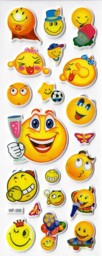 Zeige Details für Stickerbogen "Funny Faces" Motiv 4 Bild von Stickerbogen "Funny Faces" Motiv 4