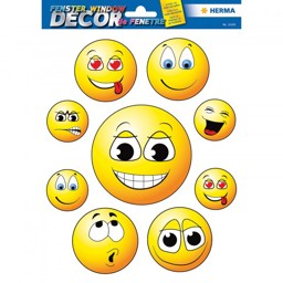 Zeige Details für HERMA Fensterbilder "Happy Face" Bild von HERMA Fensterbilder "Happy Face"