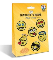 Zeige Details für URSUS® Diamond Painting Sticker „SMILEYS“ Bild von URSUS® Diamond Painting Sticker „SMILEYS“