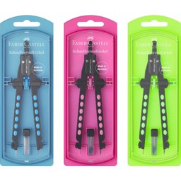 Zeige Details für FABER-CASTELL Schnellverstellzirkel FACTORY NEON Bild von FABER-CASTELL Schnellverstellzirkel FACTORY NEON