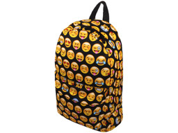 Zeige Details für Hochwertiger Rucksack Emoticons schwarz Bild von Hochwertiger Rucksack Emoticons schwarz