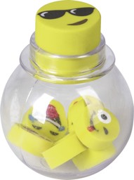 Zeige Details für BRUNNEN Radiergummi Miniset "Happy" Bild von BRUNNEN Radiergummi Miniset "Happy"