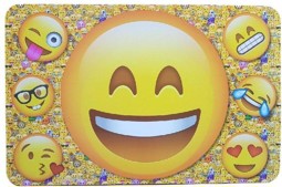 Zeige Details für Platzdeckchen Emoji gelb Bild von Platzdeckchen Emoji gelb