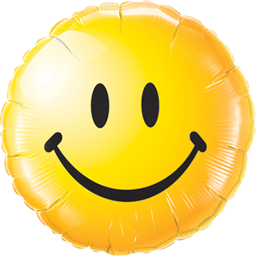 Zeige Details für Folienballon Smiley Face gelb 18in/45cm Bild von Folienballon Smiley Face gelb 18in/45cm