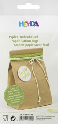 Zeige Details für HEYDA Papiertüten mit Blockboden klein, natur Bild von HEYDA Papiertüten mit Blockboden klein, natur