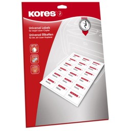 Zeige Details für Kores Universal-Etiketten 210 x 148 mm, weiß Bild von Kores Universal-Etiketten 210 x 148 mm, weiß