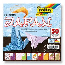 Zeige Details für folia Faltblätter JAPAN, 150 x 150 mm Bild von folia Faltblätter JAPAN, 150 x 150 mm