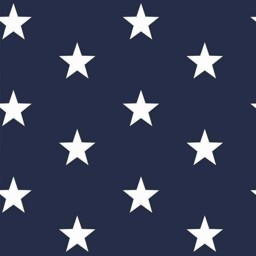 Zeige Details für Baumwolle Design "Stars" dunkelblau Bild von Baumwolle Design "Stars" dunkelblau