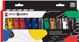 Zeige Details für MARABU Artist Acryl 12er-Sortierung Bild von MARABU Artist Acryl 12er-Sortierung