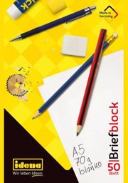 Zeige Details für IDENA Briefblock A5 blanko Bild von IDENA Briefblock A5 blanko