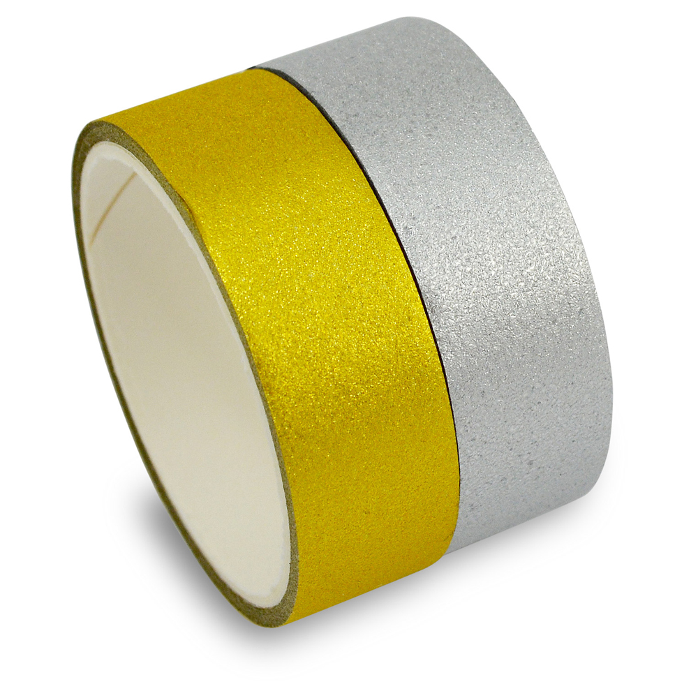 Bild von Glitter Washi-Tapes gold/silber