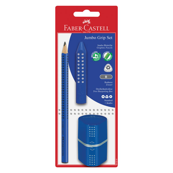 Bild von FABER-CASTELL Jumbo Grip Set blau