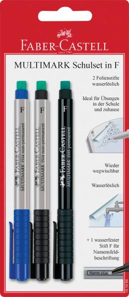 Bild von FABER-CASTELL Marker Multimark Schulset