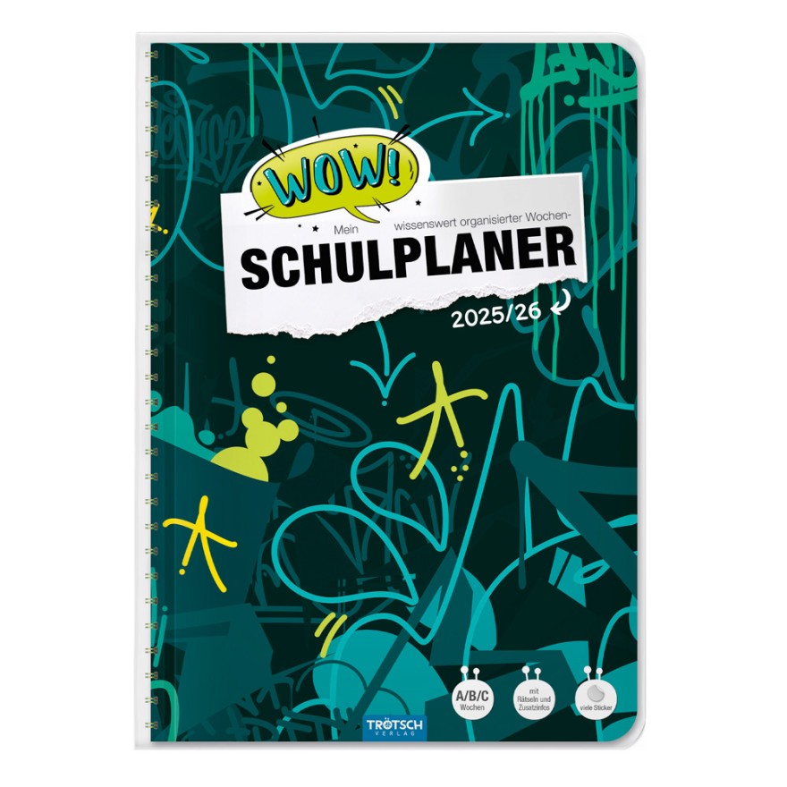 Bild von TRÖTSCH Schulplaner WOW Graffiti 25/26