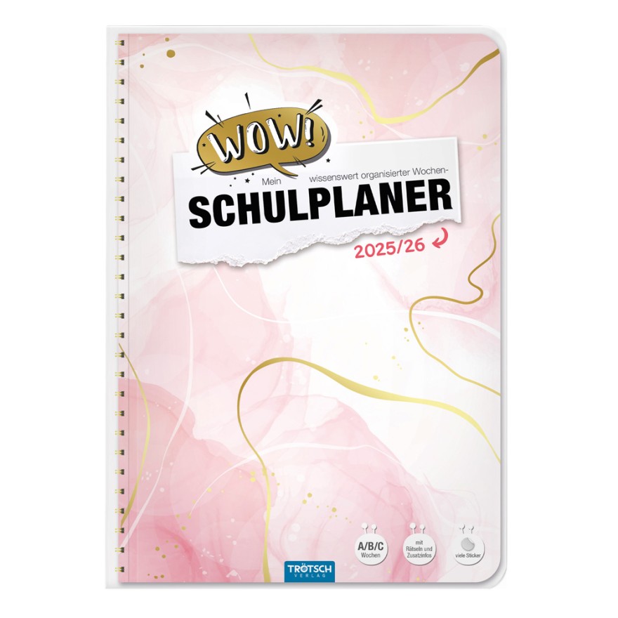 Bild von TRÖTSCH Schulplaner WOW Marble 25/26