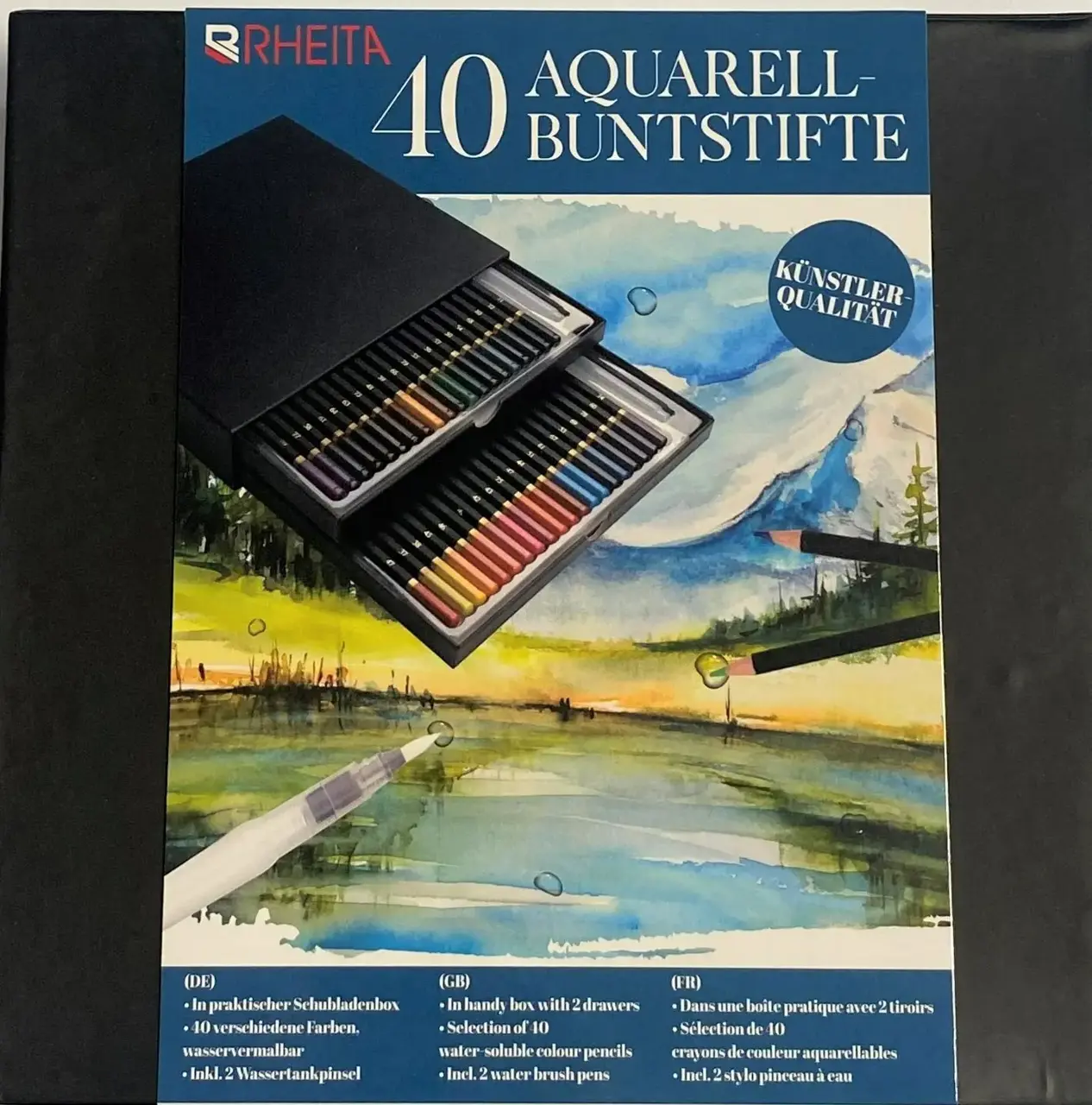 Bild von RHEITA Aquarellstifte – 40er Geschenkbox