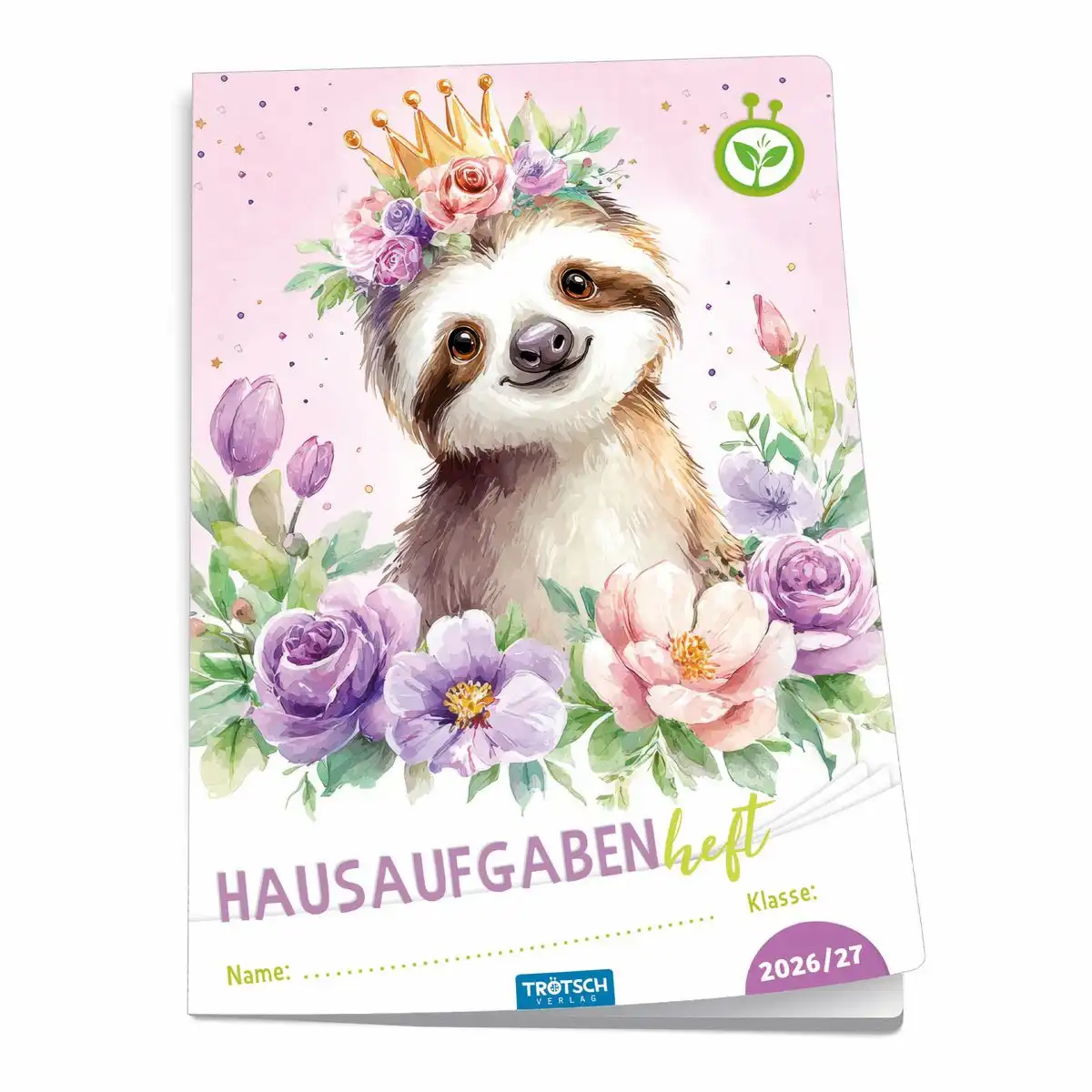 Bild von TRÖTSCH Hausaufgabenheft Faultier 26/27