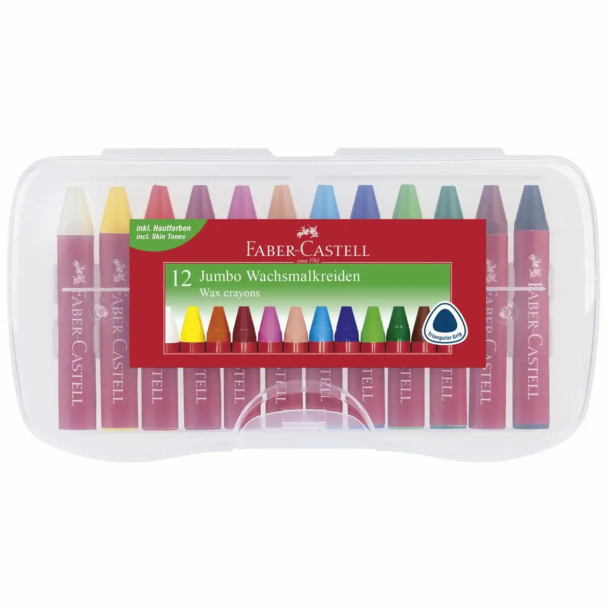 Bild von FABER-CASTELL Jumbo Wachsmalkreiden 12er